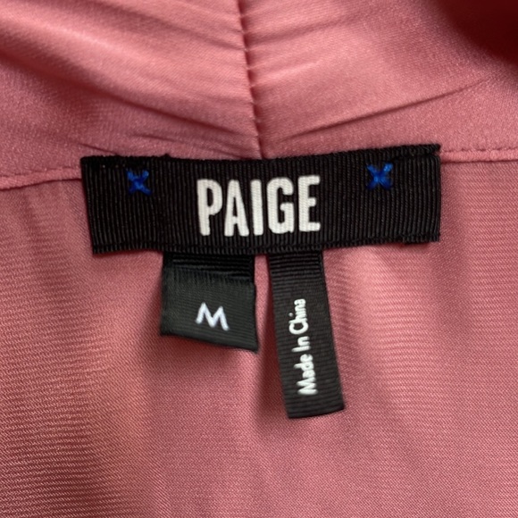 { Paige } - Silky Draped Bodysuit - Picture 4 of 4